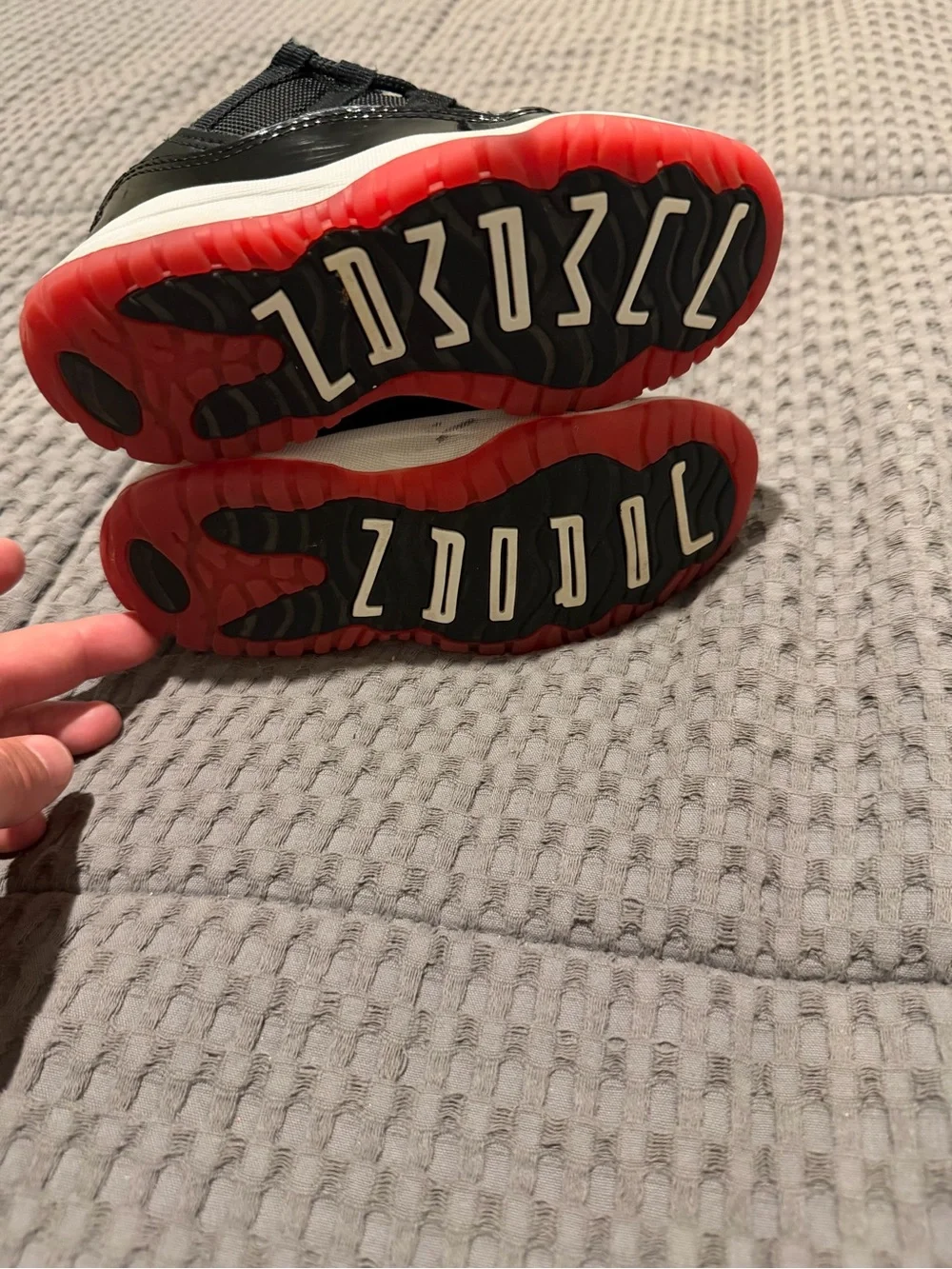 Nike Air Jordan 11 Retro Low “Bred” Toddler Shoes – Size 11C